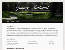 Tablet Screenshot of jaspernational.com